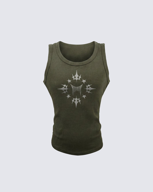 KIIKIO Street Style Ribbed Tank Top