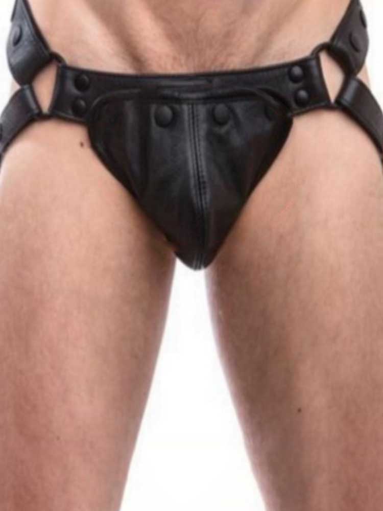 Men's Leather Jockstrap