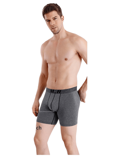 4 Pack Anti-Chafing High Elasticity Sports Boxer Briefs