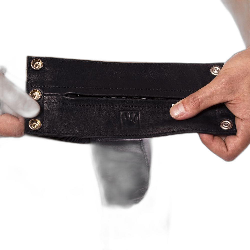 Prowler RED Leather Wrist Wallet Black/Grey