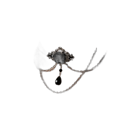 Black Rose Velvet Choker