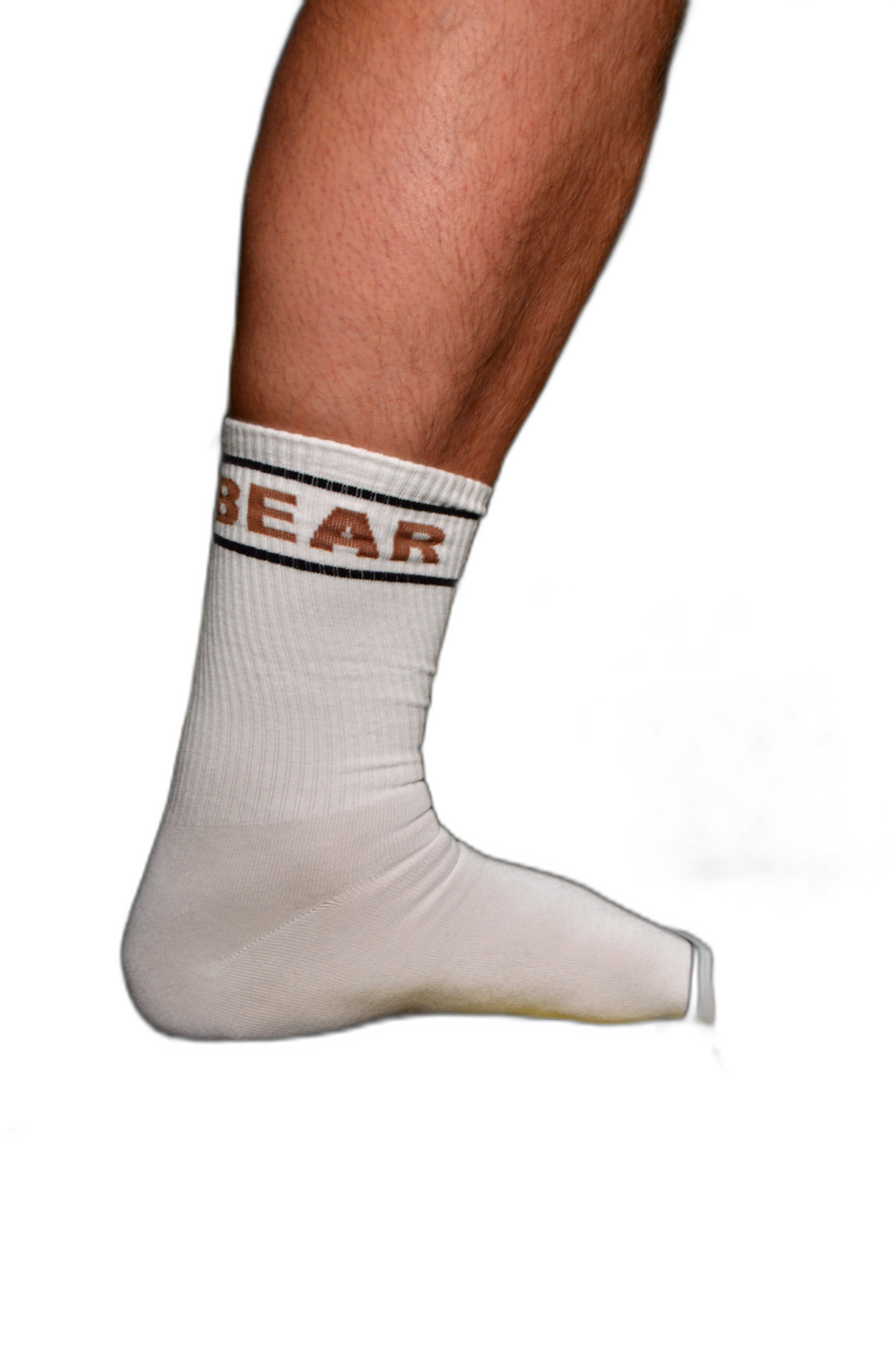 Prowler RED Bear Socks Brown White Black
