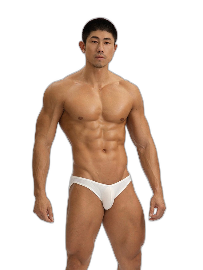 Sexy V-shape Low-rise Threaded Bikini For Men