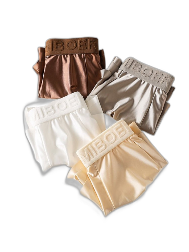 2 Pack Men's Premium Ice Silk Ultra-Soft Lightweight & Airy Trunks