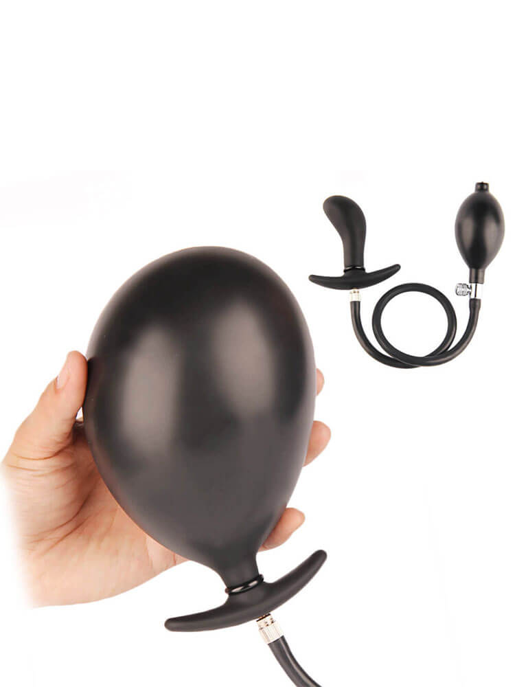 Unisex Inflatable Silicone Expandable Butt Plug