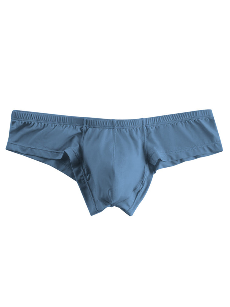 Men's Solid Color Low Rise Breathable Modal Briefs