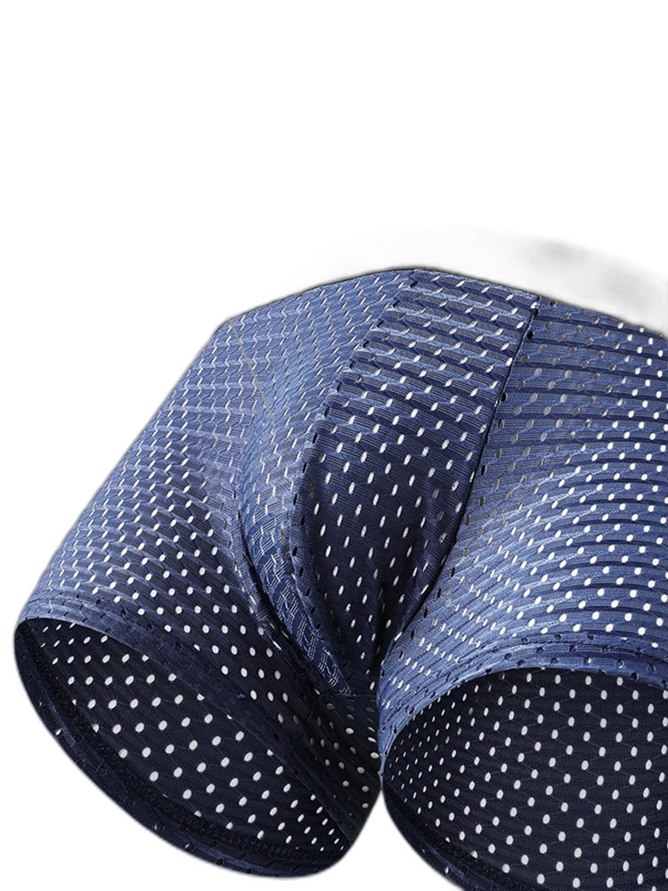 4 Pack Mesh Ice Silk Cool Fresh Men's Trunks