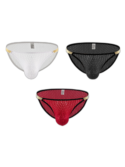 3 Pack Men's Sexy Low-Rise Hip-Lifting Briefs