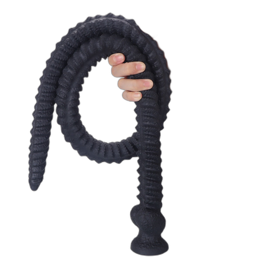 ELITE Liquid Silicone Spine Tickler Depth Trainer 35.4 Inch