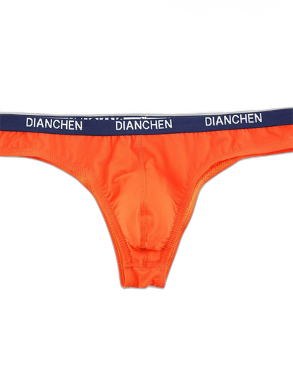 4 Pack Men's Sexy Comfortable Ice Silk Breathable Thong