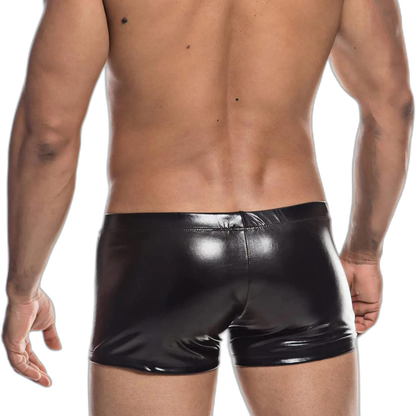 Super Booty Drawstring PU Leather Boxers
