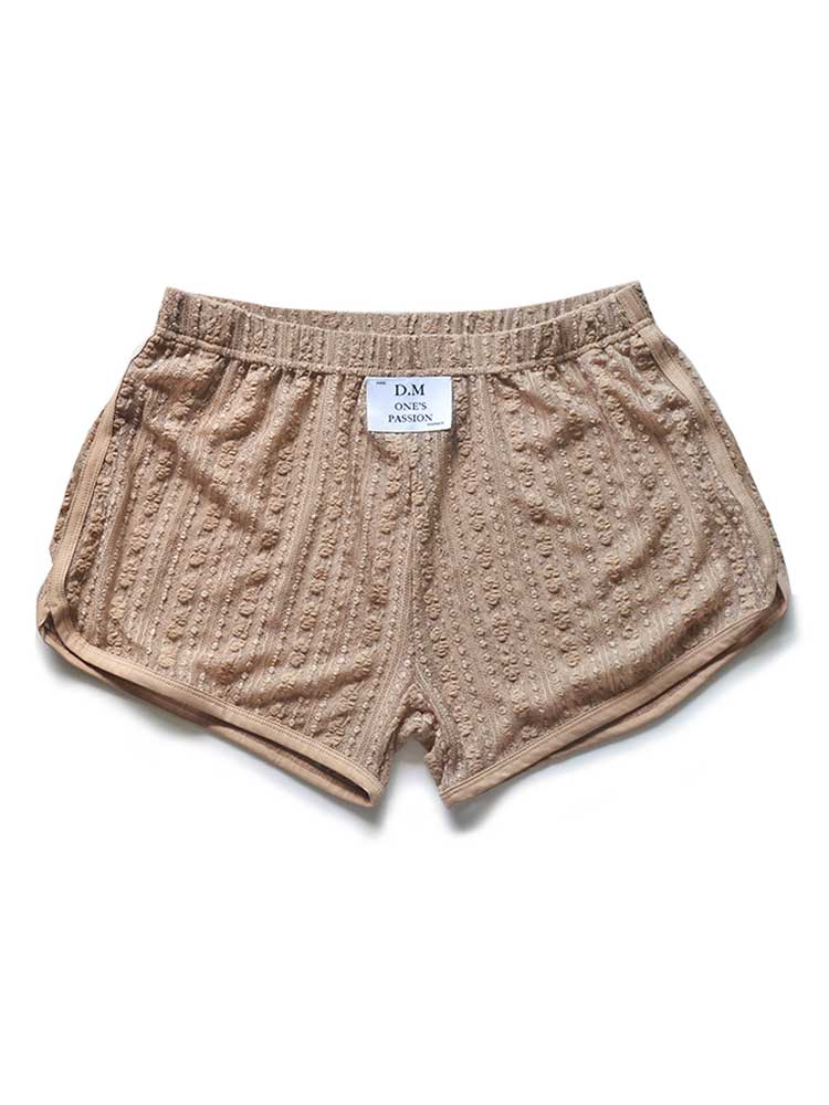 D.M Men's Sexy Lace Low-Rise Loose Boxer Briefs