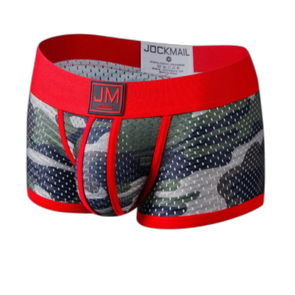 Jockmail Coloured Military Mesh Boxers (6 Pack)