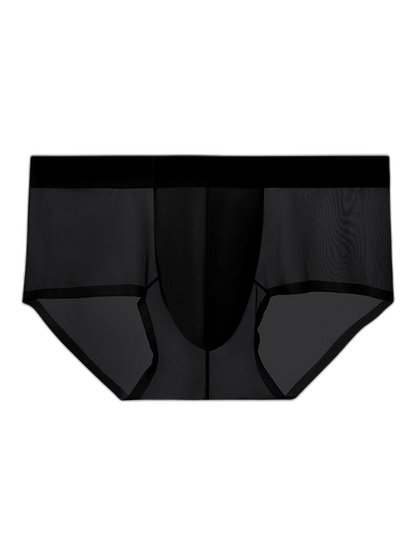 2 Pack Men's Ultra-Thin Breathable Antibacterial Crotch Briefs
