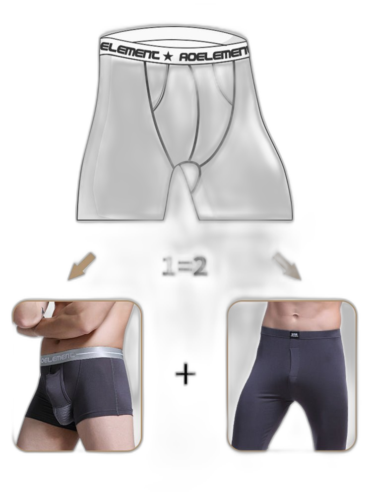 Men's Separate Pouch Thermal Underwear