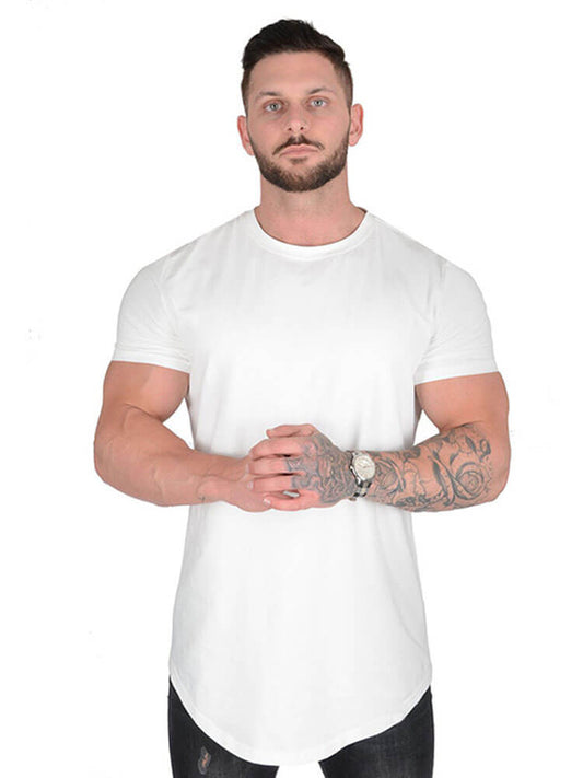 Men's Athletic Casual Crew Neck Base Layer T-shirt