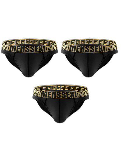 3 Pack Sexy Super Soft Ice Silk Men's Bikini