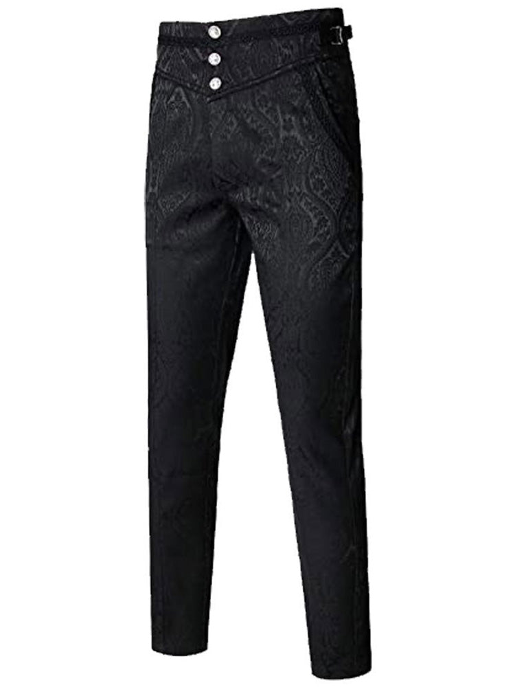 Men's Jacquard Gothic Long Pants 