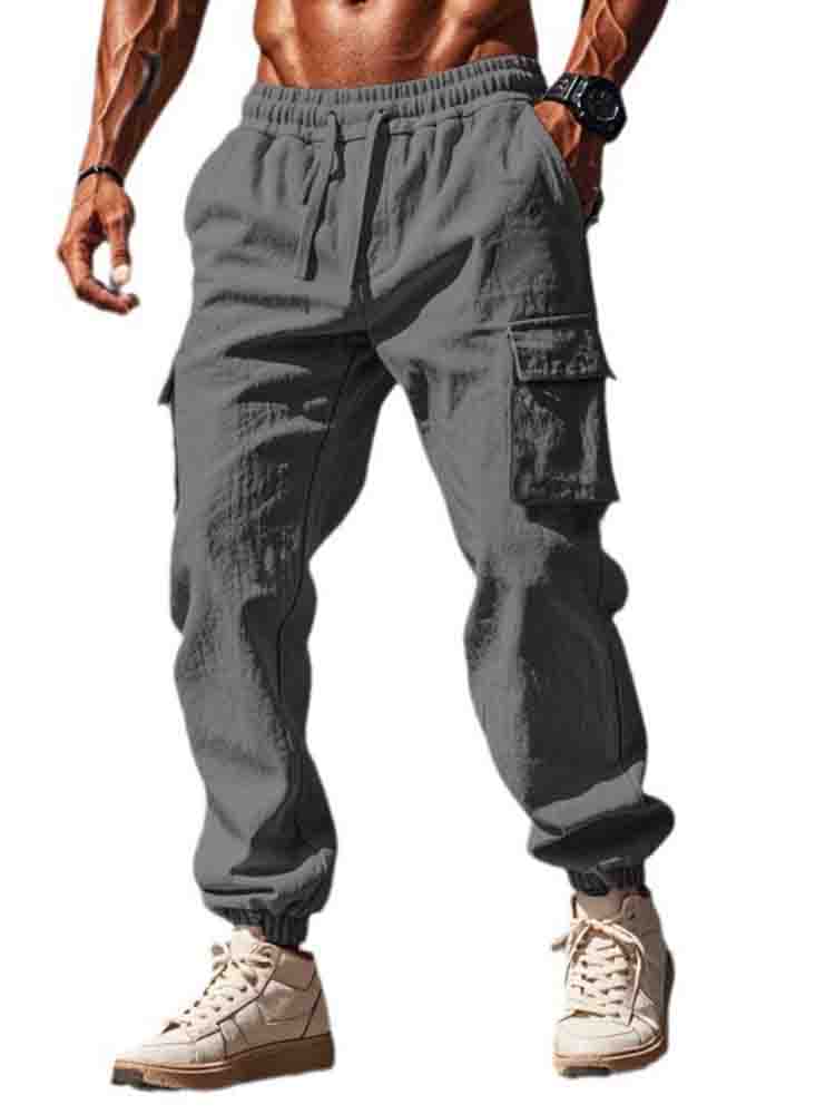 Men's Multiple Pockets Casual Pants