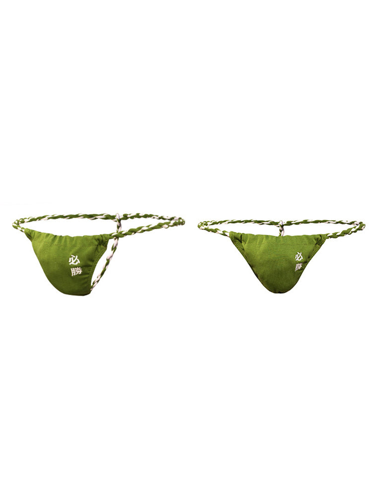 Men's Low Rise Cotton Thongs