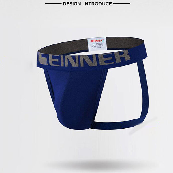 Cotton Sexy Low-waist Thongs Men's Underwear