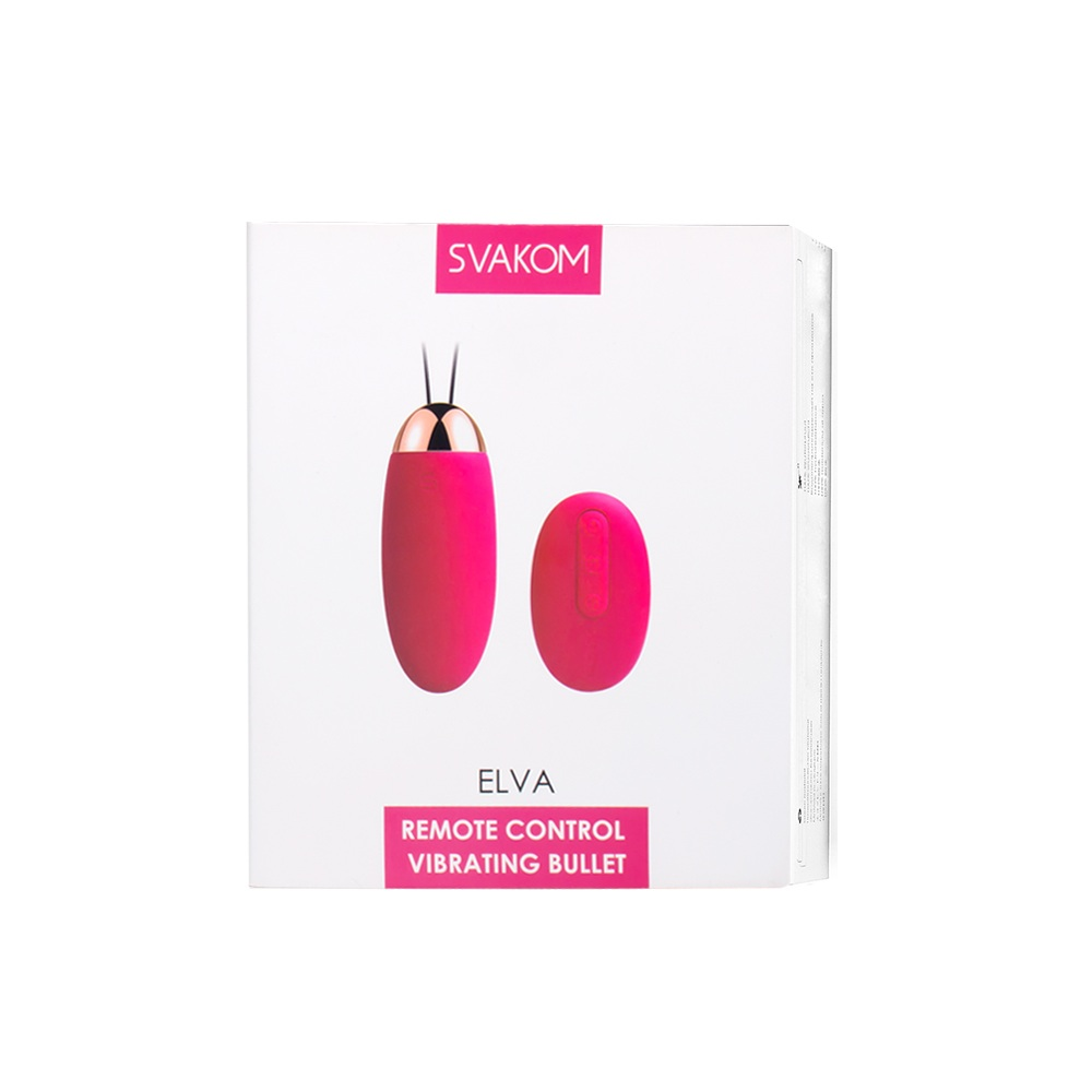 Svakom Elva Remote Control Vibrating Bullet - Violet