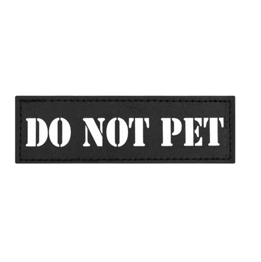 Do Not Pet Patch 12cm x 3.7cm