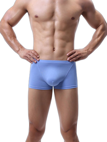 3-pack Men's Bamboo Fiber U-pouch Boxer Briefs