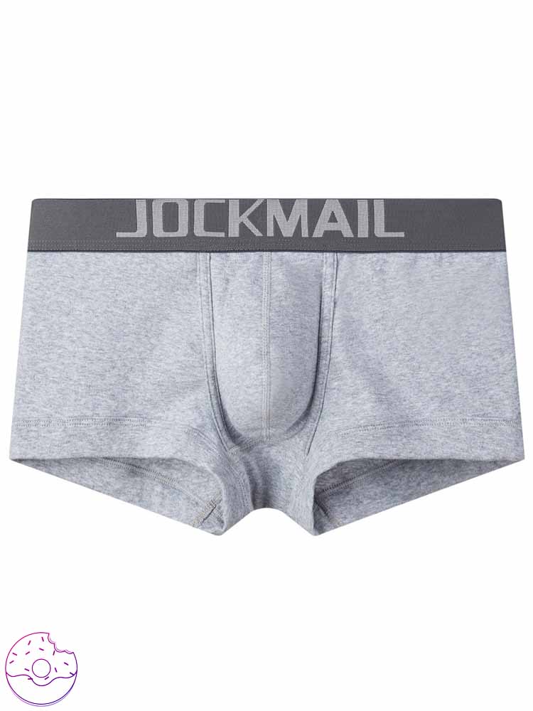 Men's Solid Color U Convex Hanging Loop Trunks