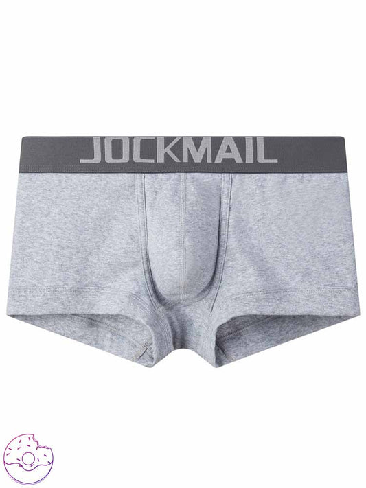 Men's Solid Color U Convex Hanging Loop Trunks