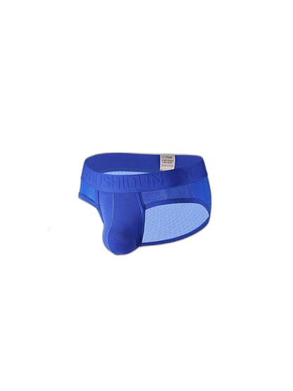 2 Pack Men's Low Rise Mesh Large Pouch U-convex Breathable Comfortable Briefs