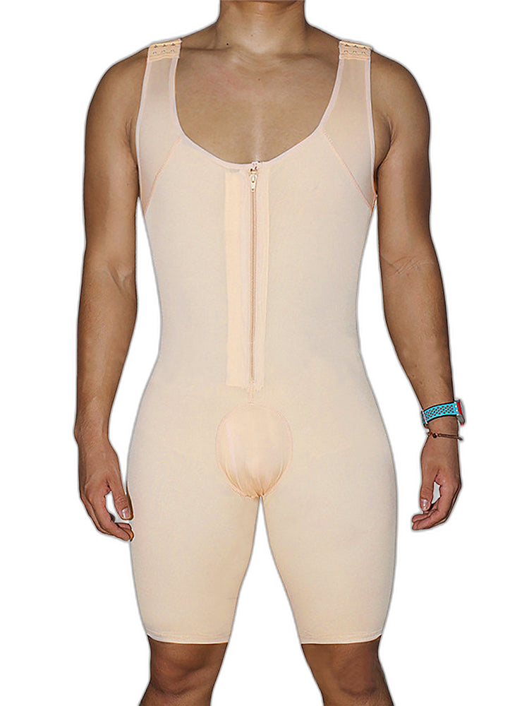 Men’s Abdomen Body Shaper Legs Control Bodysuit