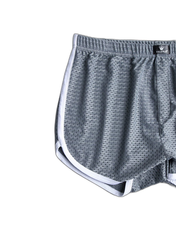 2 Pack Loose Home Underwear Breathable Mesh Shorts