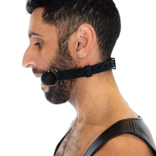 ruff GEAR Silicone Bone Gag Black