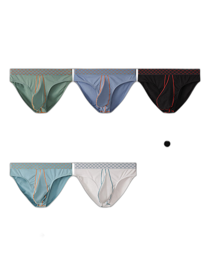 3 Pack Men's Sexy Large Pouch Breathable Comfortable Cotton Briefs