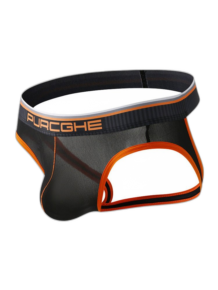 3 Pack Men's Low-Rise Ice Silk Jockstrap