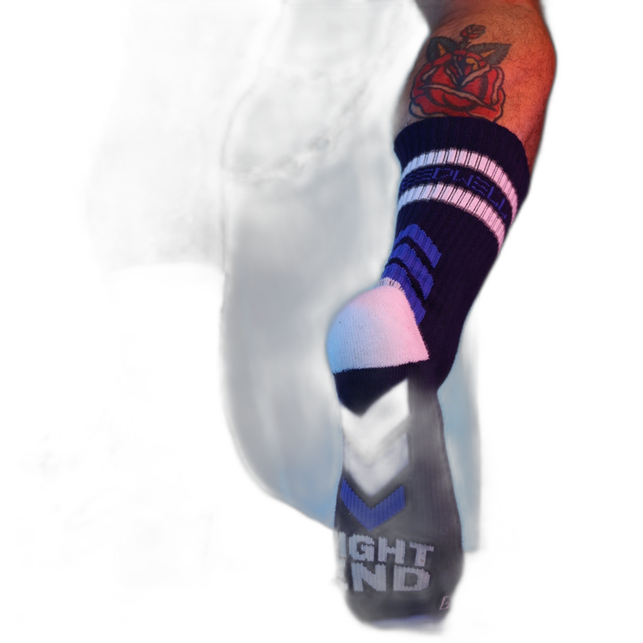 Breedwell Gymnetixxx Crew Socks Navy