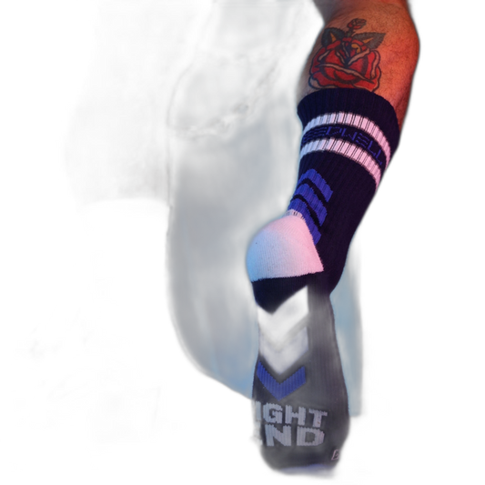 Breedwell Gymnetixxx Crew Socks Navy