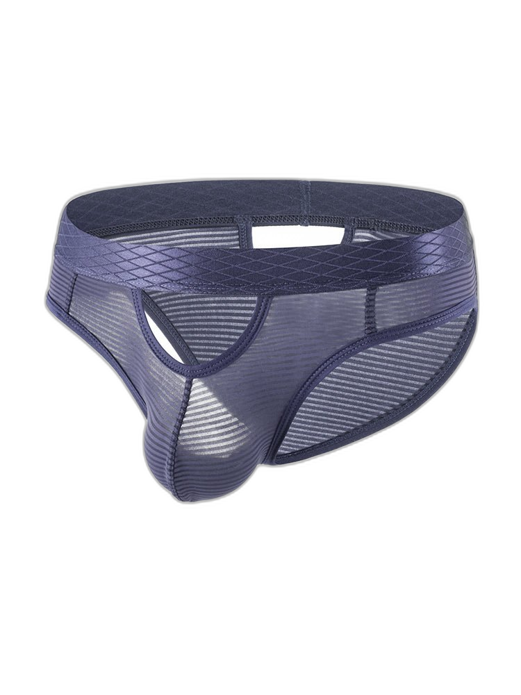 4 Pack Men's Sexy Striped Design Day-Long Comfort Soft-Touch Waistband Bikini