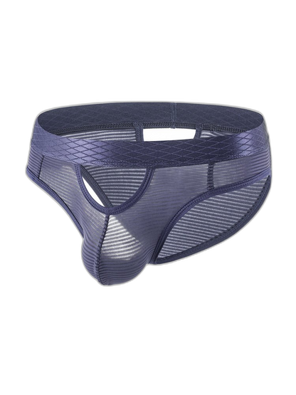 4 Pack Men's Sexy Striped Design Day-Long Comfort Soft-Touch Waistband Bikini
