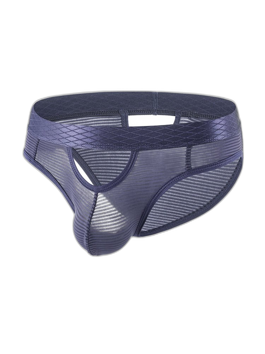 4 Pack Men's Sexy Striped Design Day-Long Comfort Soft-Touch Waistband Bikini