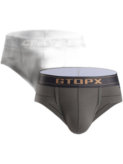 2 Pack Men's Big Support Pouch Modal Briefs