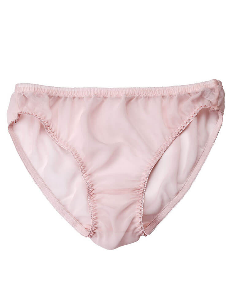 Men's Sexy Breathable Mulberry Silk Mesh Briefs