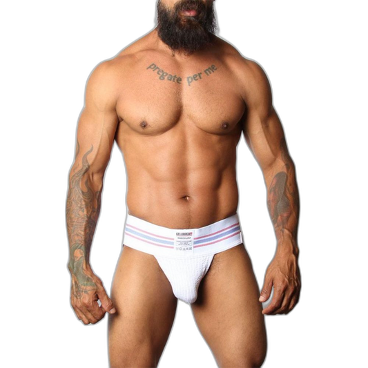Cell Block 13 TIGHT END Classic Jockstrap | White