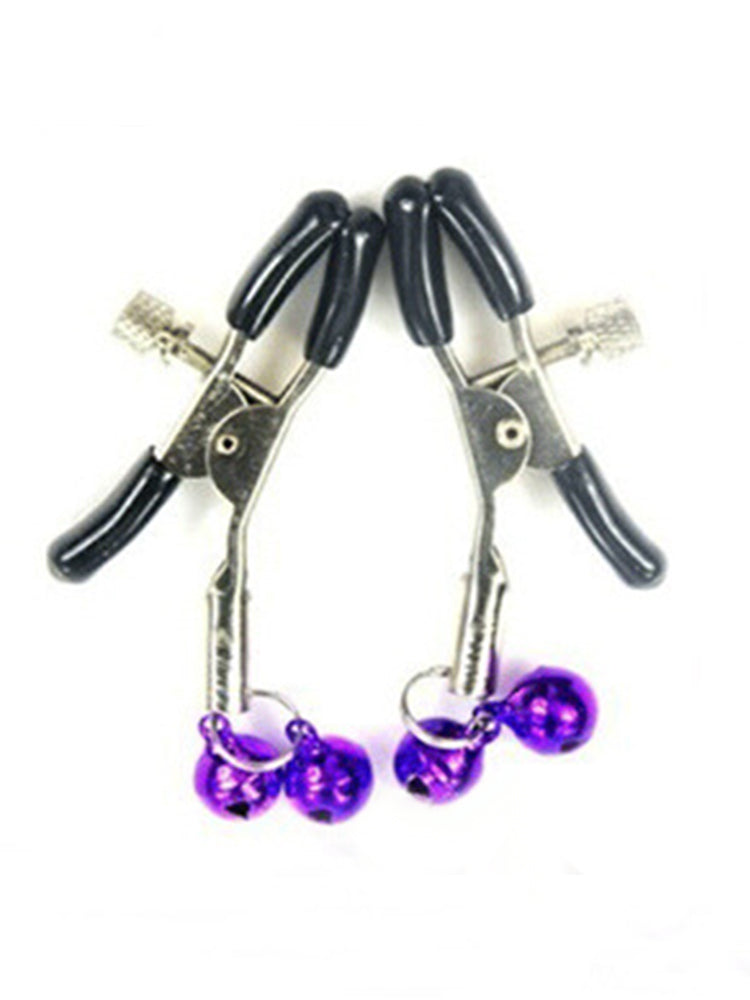 Erotic Metal Bell Nipple Clips