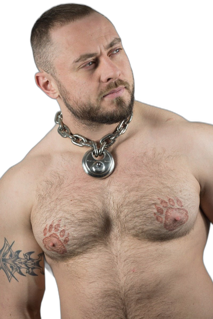 ruff GEAR Pitbull Chain 8mm with 70mm Master Lock Disc