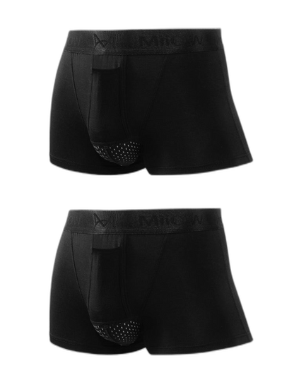 Aoelemen 2 Pack Separate Dual Support Pouch Men's Underwear