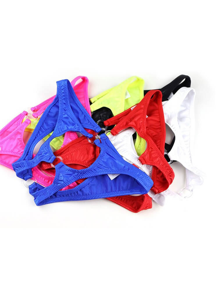 Men's Sexy Front And Back Hollow Design Briefs
