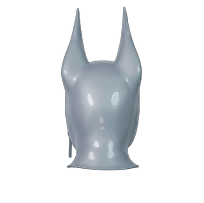 Furrjoi Zipper Dog Hood Silver