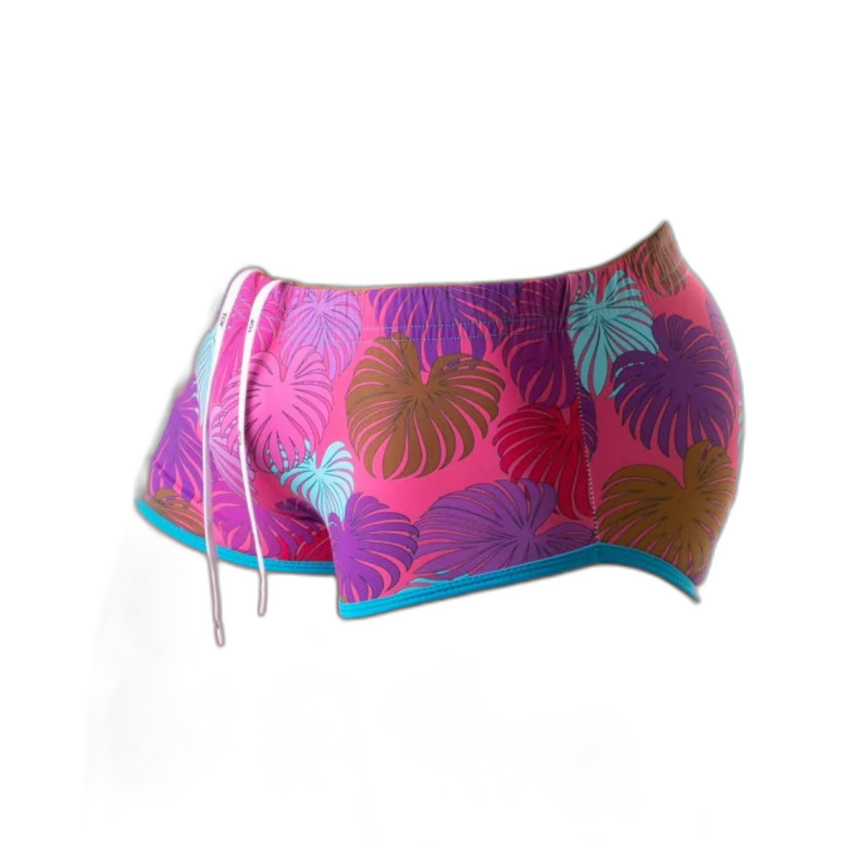 TOF Paris Floral Brazilian Swim Trunks Pink